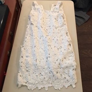 Flower white dress